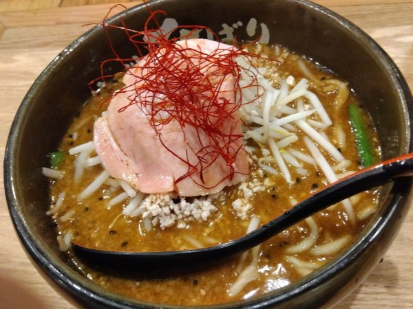 「味噌カレーらーめん¥1000」@味噌らーめん 柿田川ひばり 恵比寿本店の写真