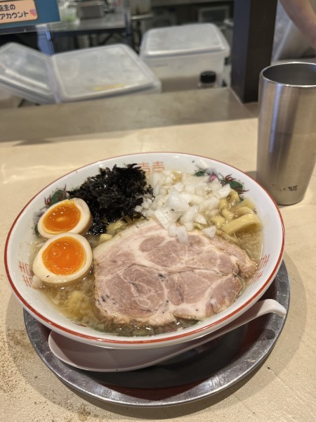 「燕三条薫玉のせ 990円」@新潟老麺あばりの写真