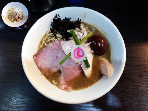 「濃厚そば+和え玉」@中華そば いづるの写真