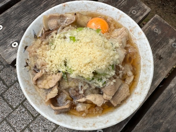 「肉そば(500円)」@南天 本店の写真