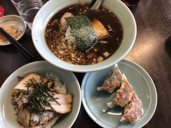 「らーめんセット」@ラーメンつち家の写真