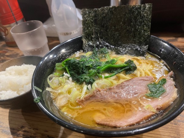 「ラーメン　ライス」@家系ラーメン クックらの写真