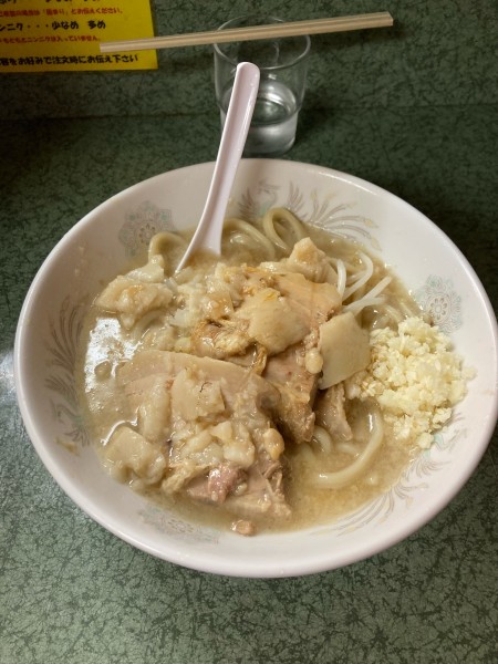「小ラーメン　麺少なめ」@ラーメン二郎 新宿小滝橋通り店の写真