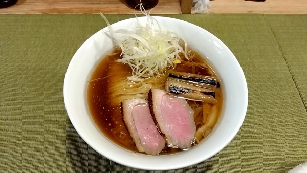 「鴨らーめん(親子丼(小)セット 1,200円)」@らーめん 鴨and葱の写真