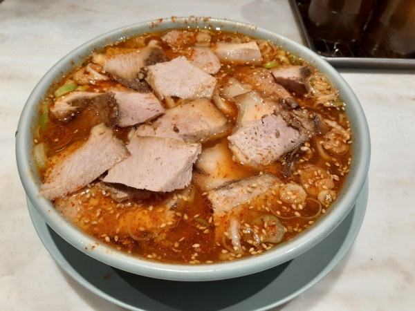 「辛チャーシュー、大盛」@ちえちゃんラーメンの写真