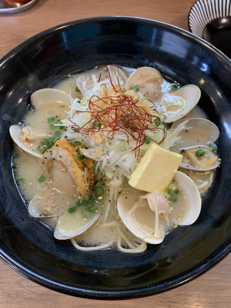 「貝出汁そば 1280円」@饗処 酒麺童子の写真