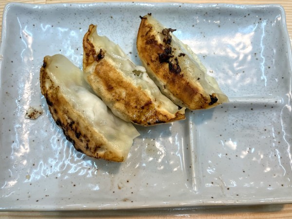 「特製餃子3個240円」@中華そば いしずゑの写真