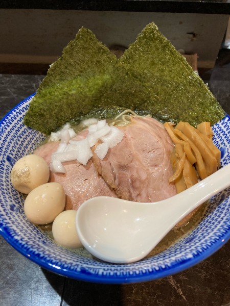 「特製純煮干し＋濃いあえそば」@中華SOBA にぼ乃詩の写真