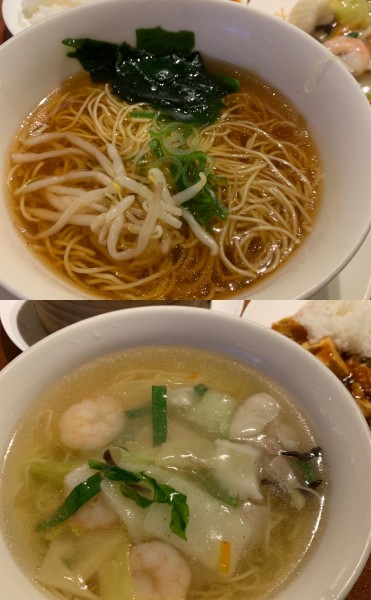 「醤油ラーメン、塩ラーメン」@香港蒸籠 そごう大宮店の写真