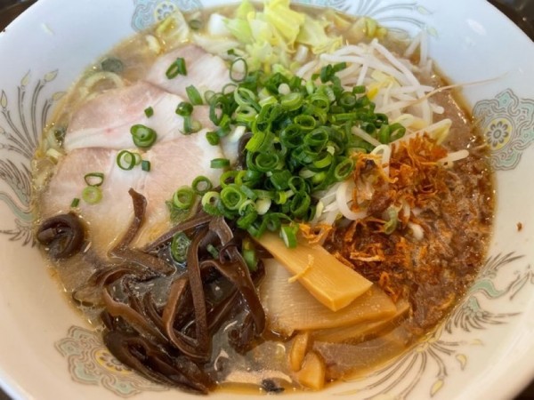 「とんこつラーメン」@フードコートウイング 鹿児島空港店の写真