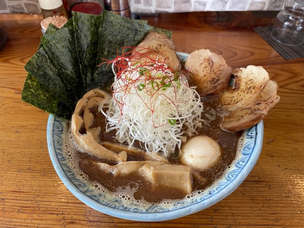 「特製蕪村そば（大盛）」@麺屋 蕪村 篠ノ井店の写真