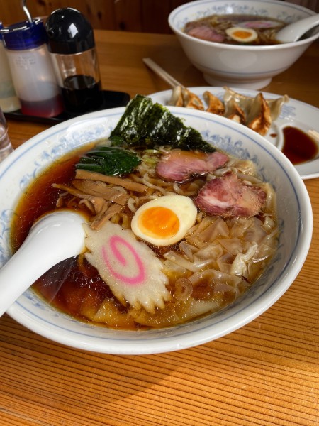 「ワンタン麺」@手打ラーメン ふくふくの写真
