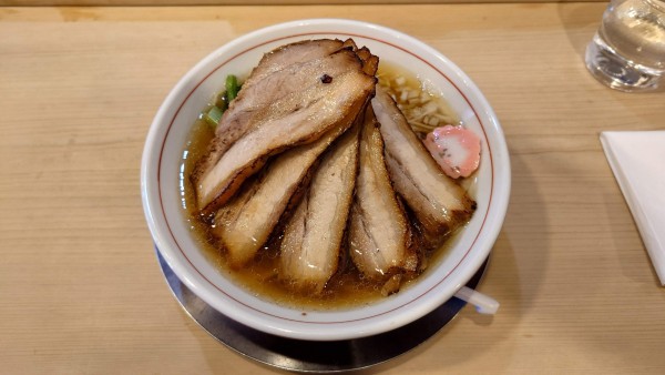 「ラーメン800円+チャーシュー300円+半チャーハン400円」@中華そば すばる食堂の写真