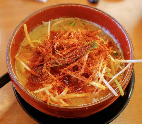 「半麺セット(九州味噌󠄀らーめん)」@蔵出し味噌 麺屋 壱正 各務原店の写真