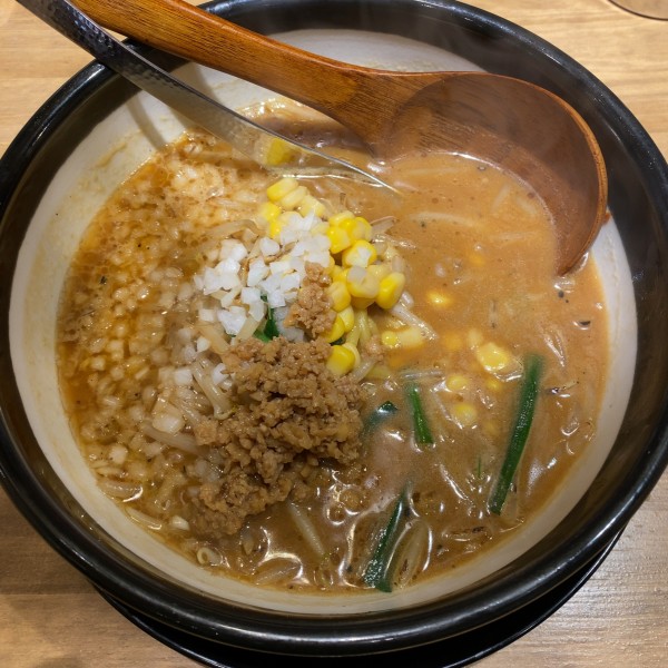 「【祝】味噌ラーメン 780円」@味噌ラーメン専門店 日月堂 アトレ川越店の写真
