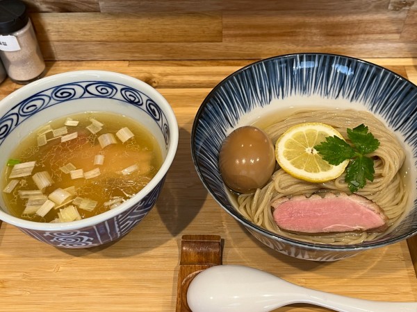 「特製昆布水つけ麺 塩」@ハちゃんラーメンの写真