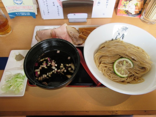 「コラボ限定　昆布水つけ麺（１２８０円）＋大盛１５０円」@佐貫大勝軒ゆうの写真