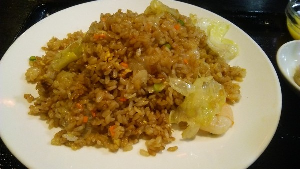 「昼夜定食メニュー 黒チャーハン 768円」@本格中華料理 菜福楼 本八幡店の写真