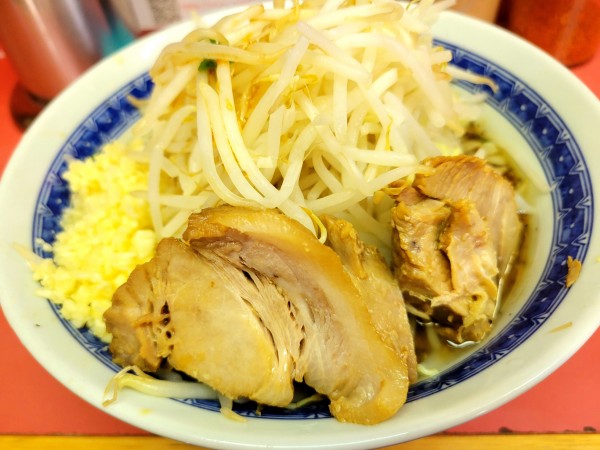 「小汁なし(ニンニク、カラメ)」@ラーメン二郎 桜台駅前店の写真