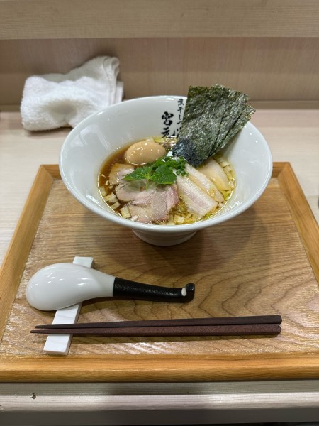 「特製軍鶏と鴨　醤油　1450円」@煮干しつけ麺 宮元の写真