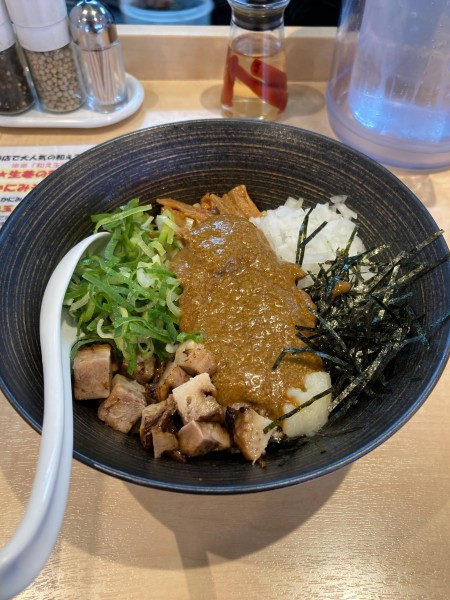 「カニ味噌まぜそば」@中華そば 結。の写真