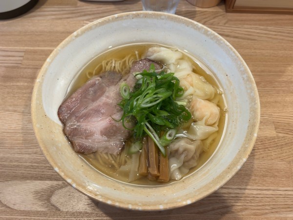 「肉と海老ワンタン麺（白）」@DURAMENTEIの写真