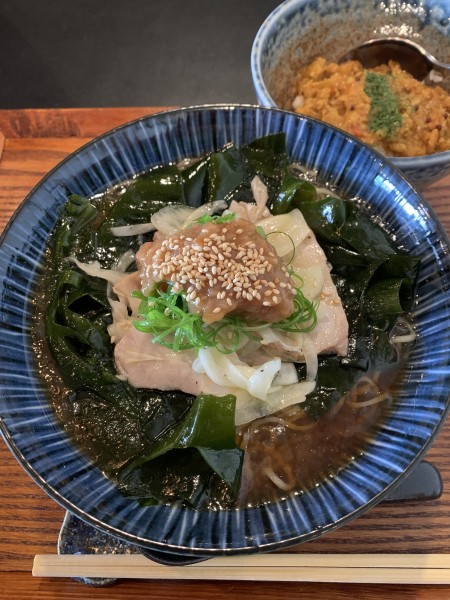 「【限定】梅わかめ 950円 ミニカレー 350円」@Omirukの写真