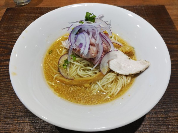 「限定2・鮟肝と煮干」@蜂と蝶の写真