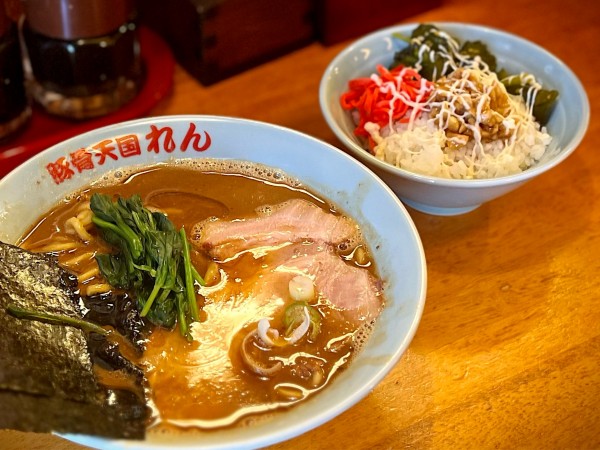 「豚骨天国　800円」@豚骨らーめん れんの写真