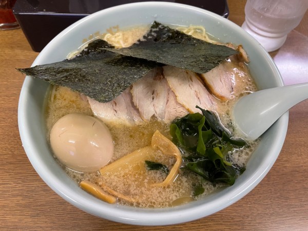 「ネギチャーシュー麺＋煮卵」@ラーメンショップ 足利店の写真