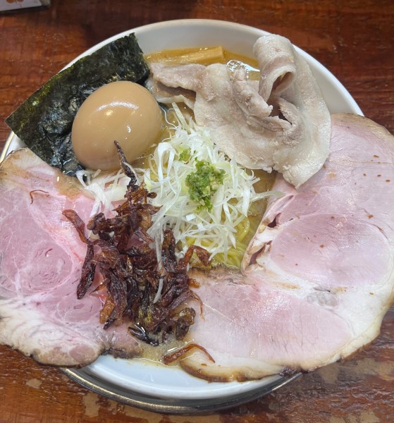 「【海藤花の大濁りラーメン】立川スペシャル　濁りゼロ」@元祖一条流がんこラーメン たま館分店の写真