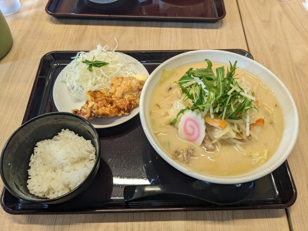 「濃厚タンメンセット」@埼玉タンメン 山田太郎 熊谷原島店の写真