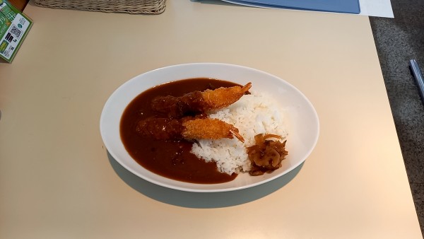 「海老フライカレー」@ファミリーレストラン ラピタの写真
