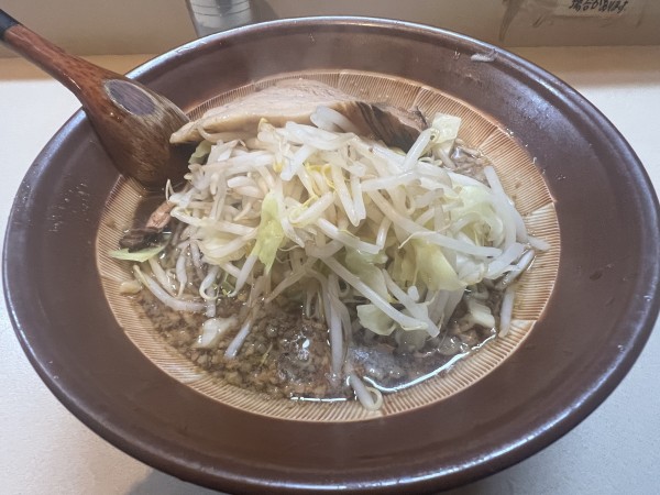 「中華そば肉入り＋肉中量（800＋200円）」@極太清流らーめんの写真