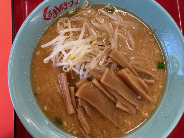 「味噌メンマラーメン 890円」@くるまやラーメン 日立店の写真
