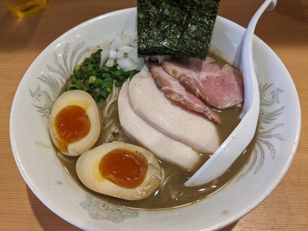 「特製濃厚煮干蕎麦」@北千住煮干中華蕎麦 かれんの写真