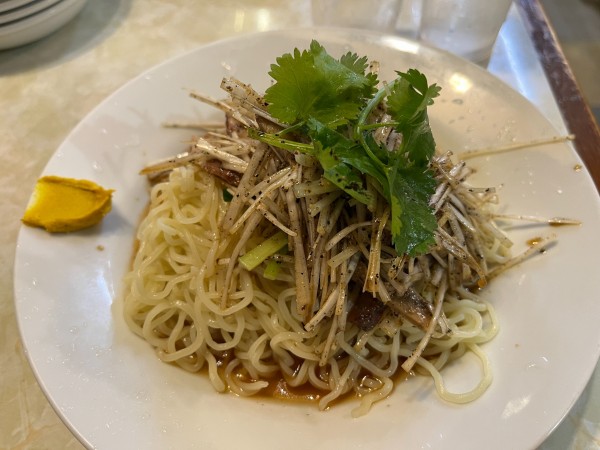「葱肉令麺(ネギ冷やしそば)」@水新菜館の写真