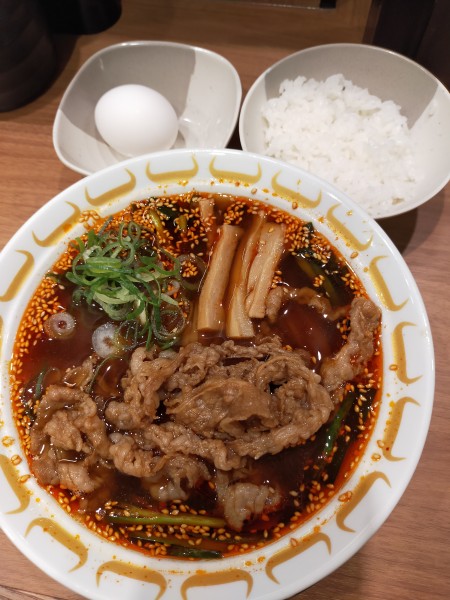 「スタミナ牛肉ラーメン」@大阪スタミナ牛肉ラーメン わだ 西池袋店の写真