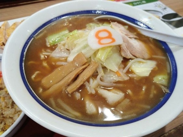「野菜ラーメン」@8番ラーメン 犀川大橋店の写真