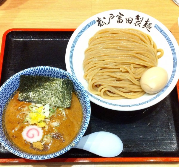 「半熟味玉濃厚つけ麺 1070円」@松戸富田製麺 ららぽーとTOKYO-BAY店の写真