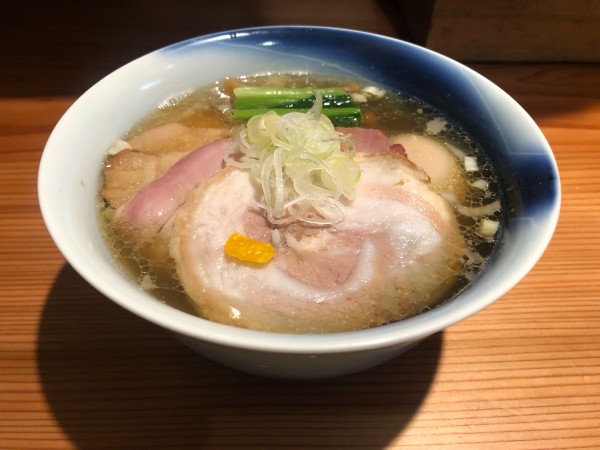 「味玉塩蕎麦1250」@神保町黒須の写真