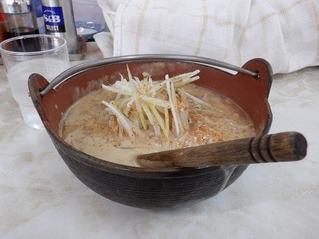 「半らーめん（味噌）」@あじ平 長柄店の写真