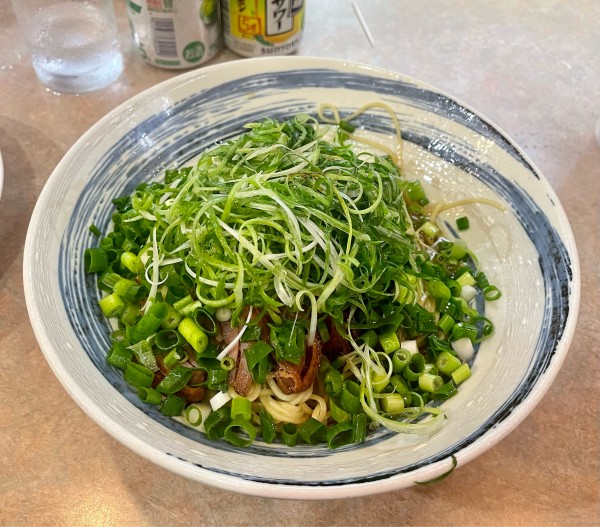 「ネギあえ麺親鶏」@ラーメン虎一番の写真