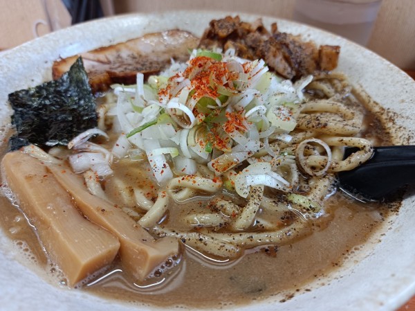 「らーめん」@自家製麺 福は内の写真