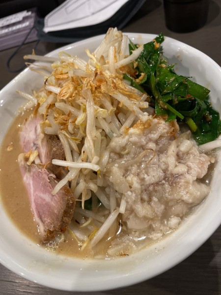 「味噌(大)　背脂」@花木流味噌 日吉店の写真