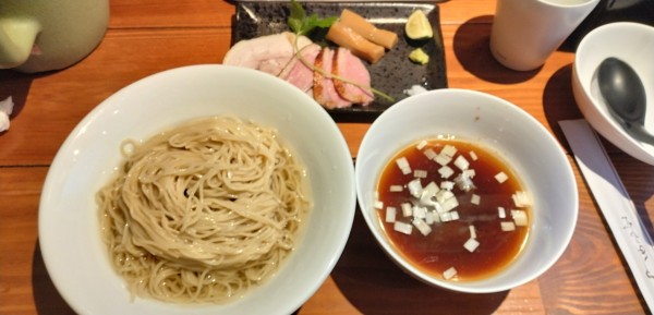 「(限定)鴨つけ麺(大盛)」@麺屋 真心の写真