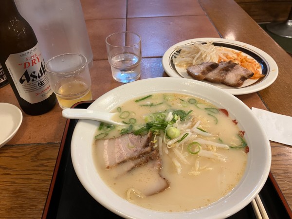 「ラーメン＋おつまみセット」@薩摩っ子ラーメン 総本店の写真