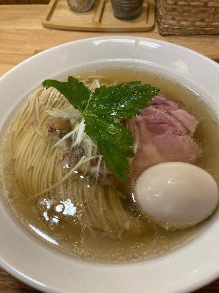 「白醤油特製中華」@中華そば 心の写真