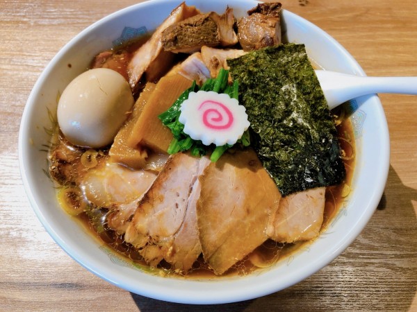 「チャーシューメン（1150円）、味玉（ CP）」@Ginger Village 村岡屋の写真