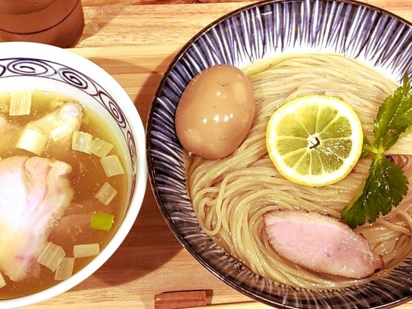 「特製昆布水つけ 塩（中盛）」@ハちゃんラーメンの写真